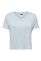 Product image of the Jdy sissy s/s vneck top in light blue, by brand Jacqueline de yong