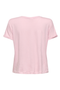 Product image of the Jdy sissy s/s vneck top in pink, by brand Jacqueline de yong