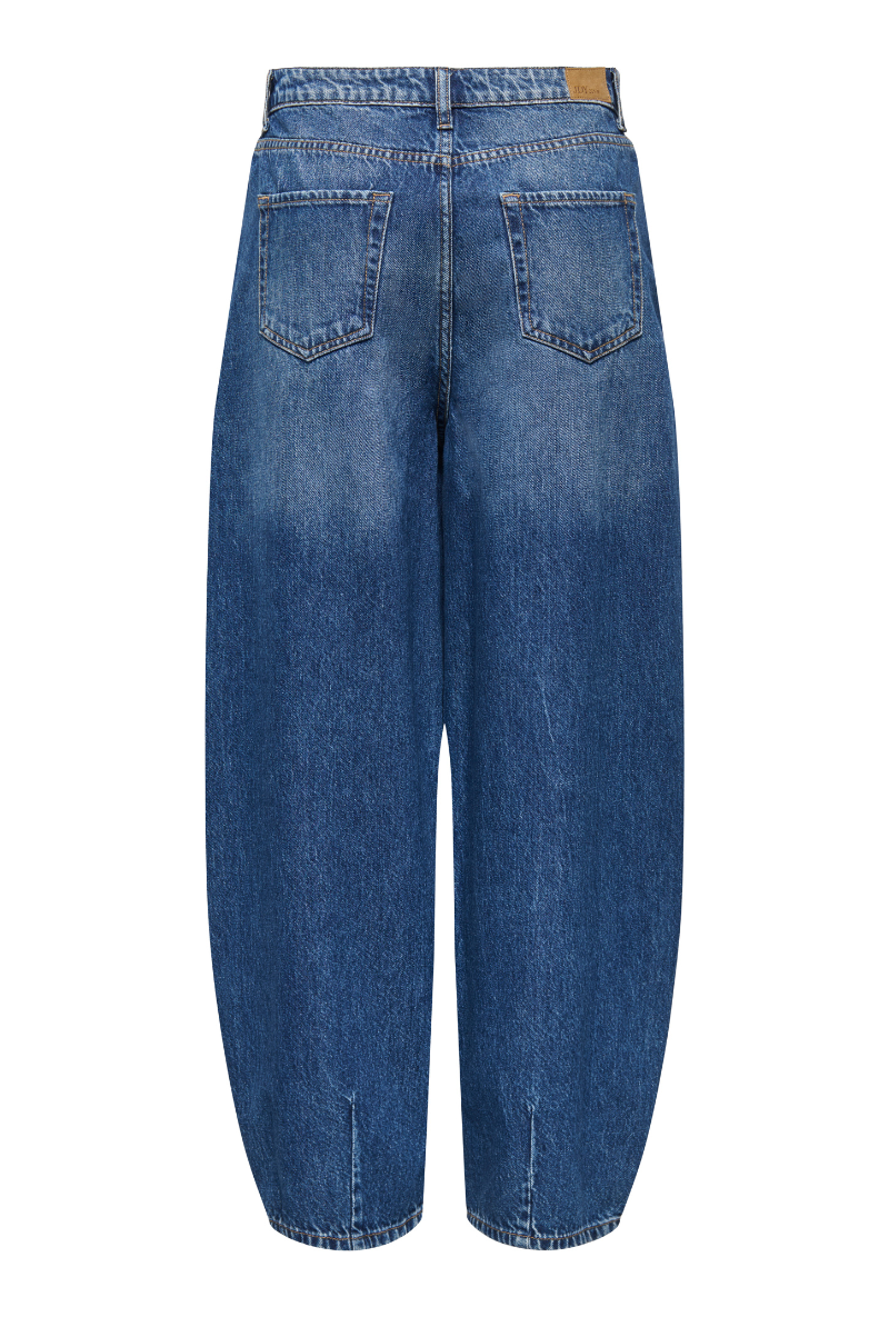 Product image of Jdy susie mw barrel jeans in denim, by brand Jacqueline de yong