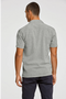 Back image of a model wearing the Casual linen blend resort shirt in khaki, by brand Lindbergh