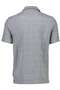 Back image of the Cotton structure s/s shirt in grey, by brand Lindbergh