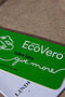 Detail image of the Ecovero s/s knit polo in sand, by brand Lindbergh