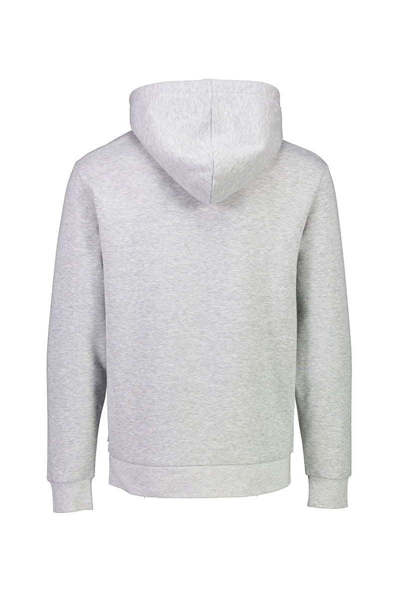 Back image of Lindbergh hoodie in grey, by brand Lindbergh