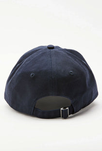 Back image of the Logo baseball cap in navy, by brand Lindbergh