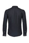 Back image of the Lindbergh oxford superflex l/s shirt in black, by brand Lindbergh