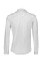 Back image of the Lindbergh oxford superflex l/s shirt in white, by brand Lindbergh