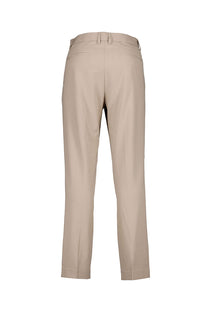 Front image of the Lindbergh relaxed fit formal trousers in brown, by brand Lindbergh