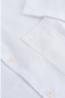 Front image of the Solid dobby s/s shirt in white, by brand Lindbergh