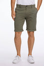 Image of SUPERFLEX RELAXED FIT CHINO SHORTS in khaki, by brand LINDBERGH
