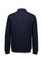 Back image of the Lindbergh sweat cardigan in navy, by brand Lindbergh