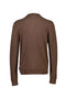 Back image of the Ecovero ls polo in brown, by brand Lindbergh