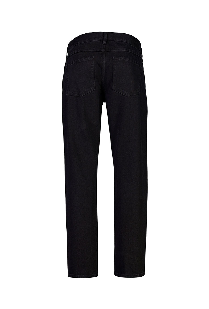 Back image of Loose fit jeans in black, by brand Lindbergh