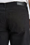 Back image of a model wearing the Loose fit jeans in black, by brand Lindbergh