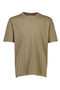 Front image of the Oneck oversize tshirt in stone, by brand Lindbergh
