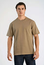 Image of ONECK OVERSIZE TSHIRT in stone, by brand LINDBERGH