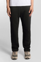 Front image of a model wearing the Lyle and scott straight leg jogger in black, by brand Lyle and scott