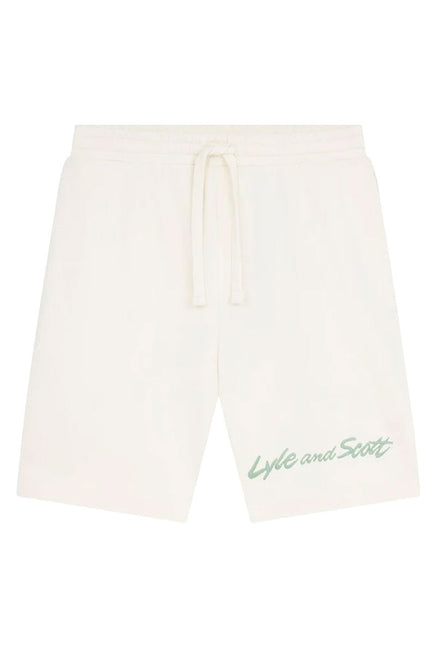 LYLE AND SCOTT ARCHIVE EMBROIDERED SWEAT SHORTS