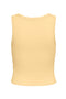 Back image of the Only easy s/l tank top in yellow, by brand Only