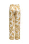 Back image of the Izzy pull up pants in off white, by brand Only