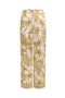 Front image of Izzy pull up pants in off white, by brand Only