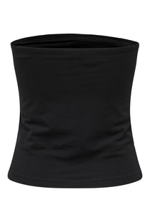 Back image of the Kiss s/l tube top in black, by brand Only