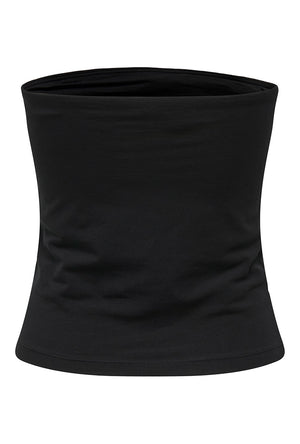 Back image of the Kiss s/l tube top in black, by brand Only