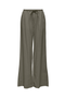 Front image of the Laris life pullup tie pants in olive, by brand Only