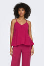Image of MADELI OAKLYN STRAP TOP in fuschia, by brand ONLY