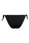 Back image of the Marseille tie string bikini bottom in black, by brand Only