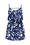 Front image of Nova life meyer playsuit in navy, by brand Only
