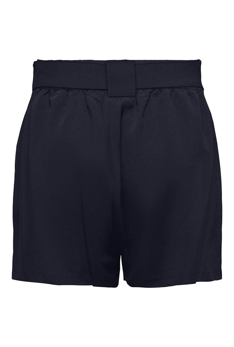 Back image of Only nova life talia shorts in navy, by brand Only