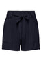 Front image of the Only nova life talia shorts in navy, by brand Only