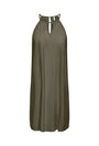 Image of NOVA VISCOSE LIMBO DRESS in olive, by brand ONLY