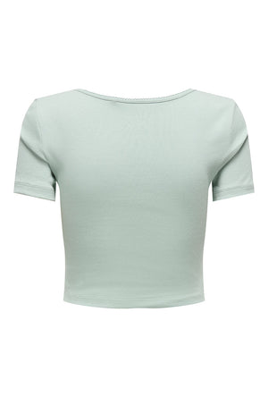 Back image of the Only betty s/s top in mint, by brand Only