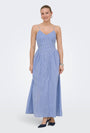 Image of TIARI STRAP HIP DRESS in blue, by brand ONLY