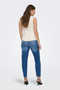 Back image of the Tila life waistcoat in off white, by brand Only