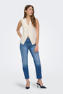 Image of TILA LIFE WAISTCOAT in off white, by brand ONLY