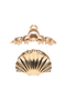 Front image of Ursula 2 pack hairclip in gold, by brand Only