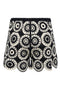 Back image of the Yvonne shorts in black, by brand Only