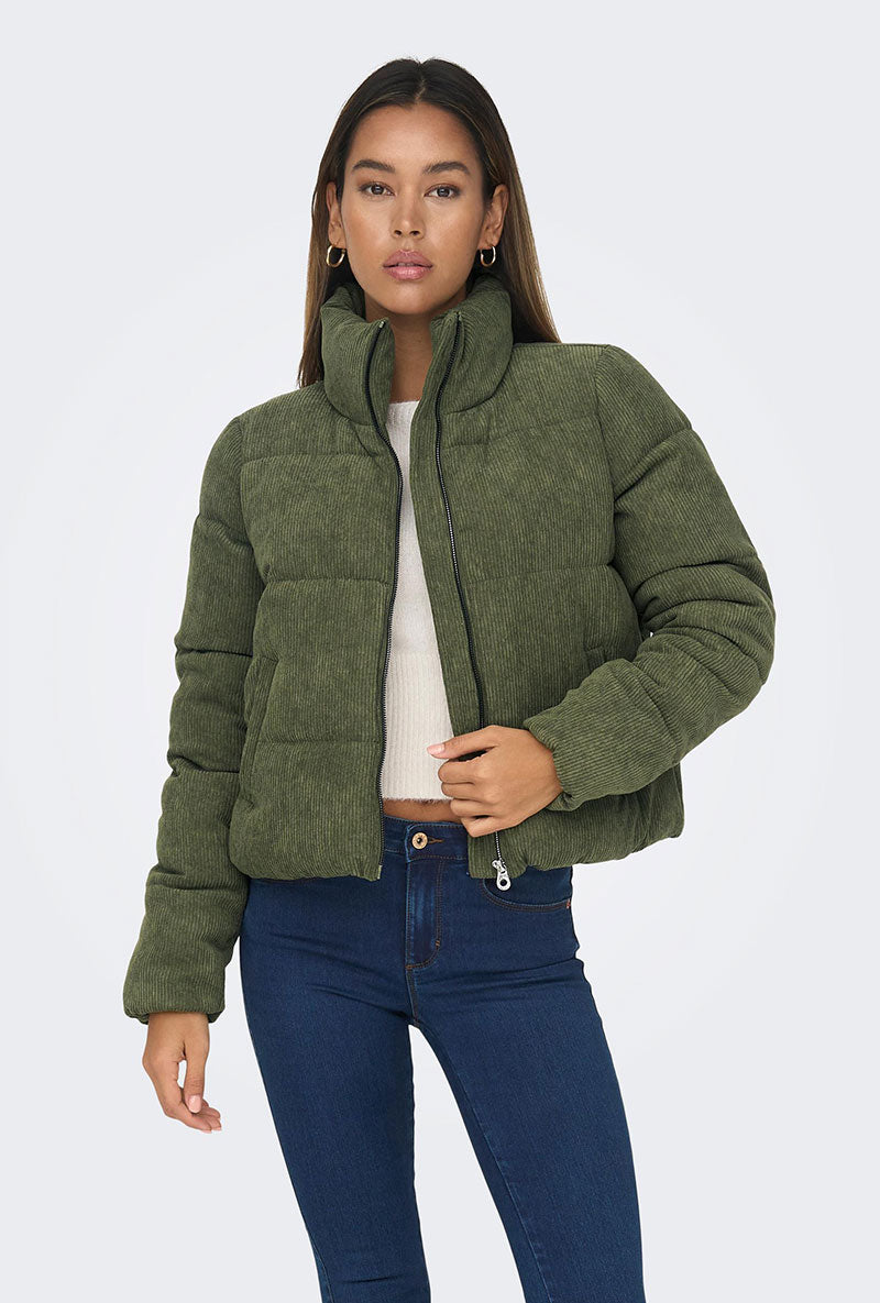 Only cropped sale puffer jacket