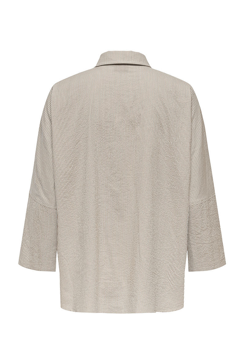 Back image of Augusta s/s shirt in stone, by brand Only