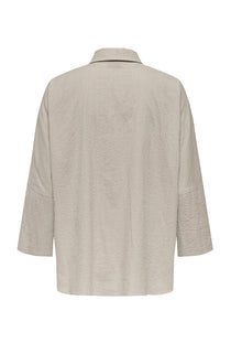 Back image of the Augusta s/s shirt in stone, by brand Only