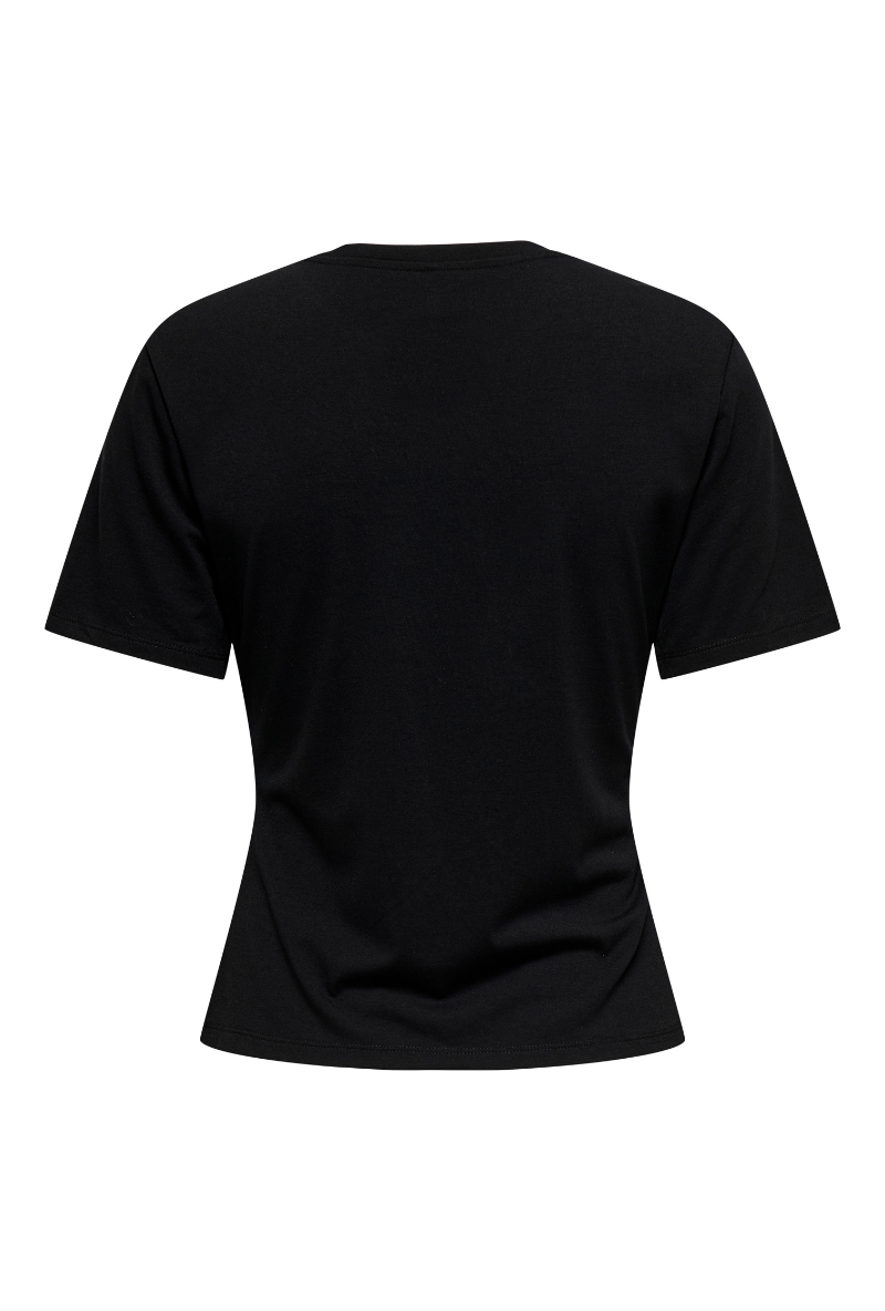 Product image of Only elena s/s detail top in black, by brand Only