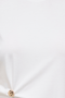 Detail image  of the Only elena s/s detail top in off white, by brand Only