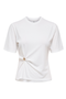 Product image of the Only elena s/s detail top in off white, by brand Only