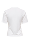 Product image of the Only elena s/s detail top in off white, by brand Only