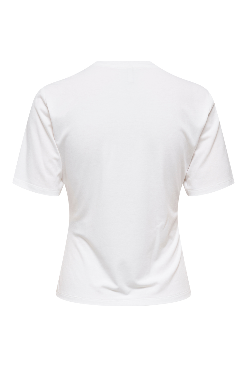 Product image of Only elena s/s detail top in off white, by brand Only
