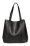 Back image  of the Only lana pu shopper in black, by brand Only