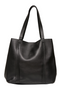 Front image  of Only lana pu shopper in black, by brand Only
