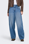 Front image of a model wearing the Only taylor barrel jeans in denim, by brand Only